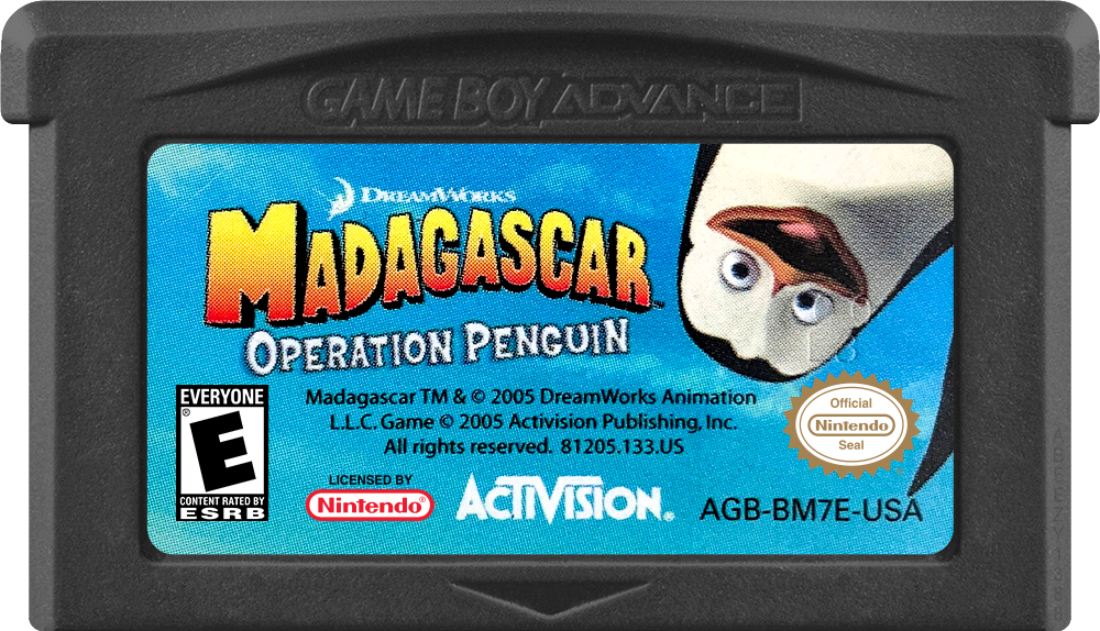 Madagascar Operation Penguin media 9 for GameBoy Advance